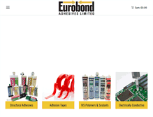 Tablet Screenshot of eurobond-adhesives.co.uk